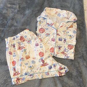 Womens Pajamas with Monkey Print